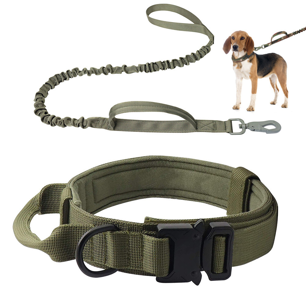 Dog Vest Tactical Working Dog Military Harness with Handle No-pull Large
