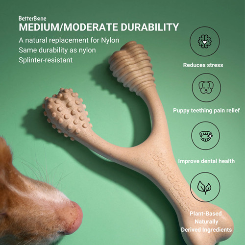 Bones for Small Dogs 20-50 lbs., Medium to Moderate Chewers, Venison Flavor