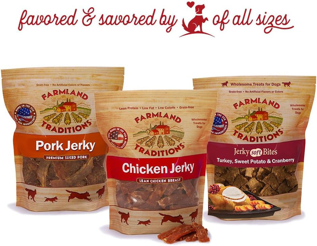 USA Made 2 Lb. Pork Jerky Dog Treats