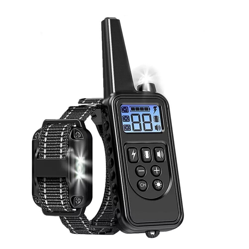 3000 FT Dog Training US Collar Rechargeable Remote Shock PET Waterproof Trainer