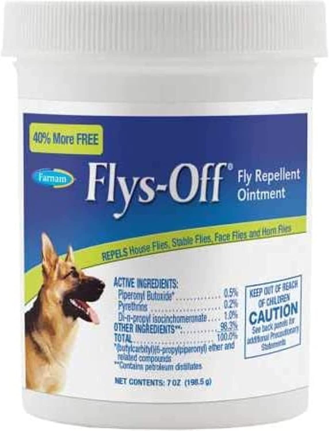 Farnam Flys Off Repellent Ointment for Dog and Horses 7 oz.