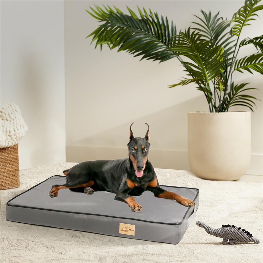 Jumbo Orthopedic Dog Bed Memory Foam Pet Bed Mattress Waterproof Liner Pet Mat