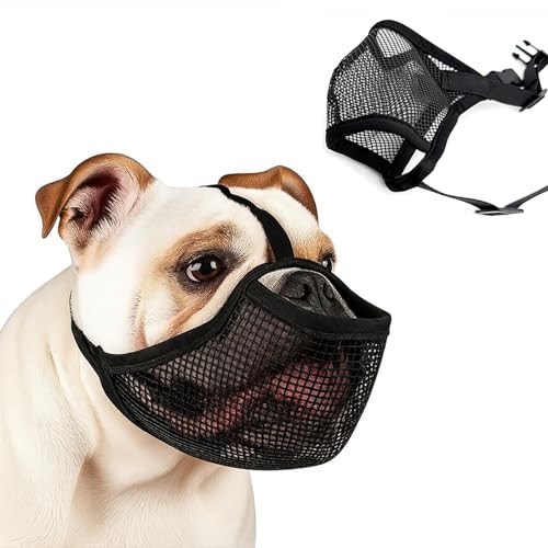 Colenumone French Bulldog Muzzle Short Snout Mask for Pug Shih Tzu English Dog