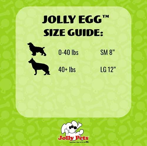 Jolly Pets Jolly Egg Dog Toy, 8 Inches/Medium, Yellow