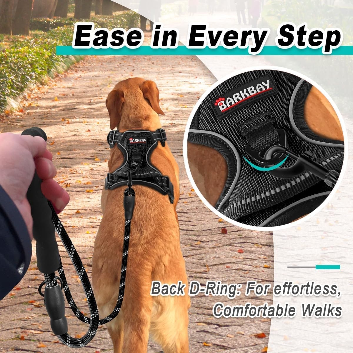 BARKBAY Dog Harness No Pull for Small Dogs – Adjustable, Reflective, Xtra Small