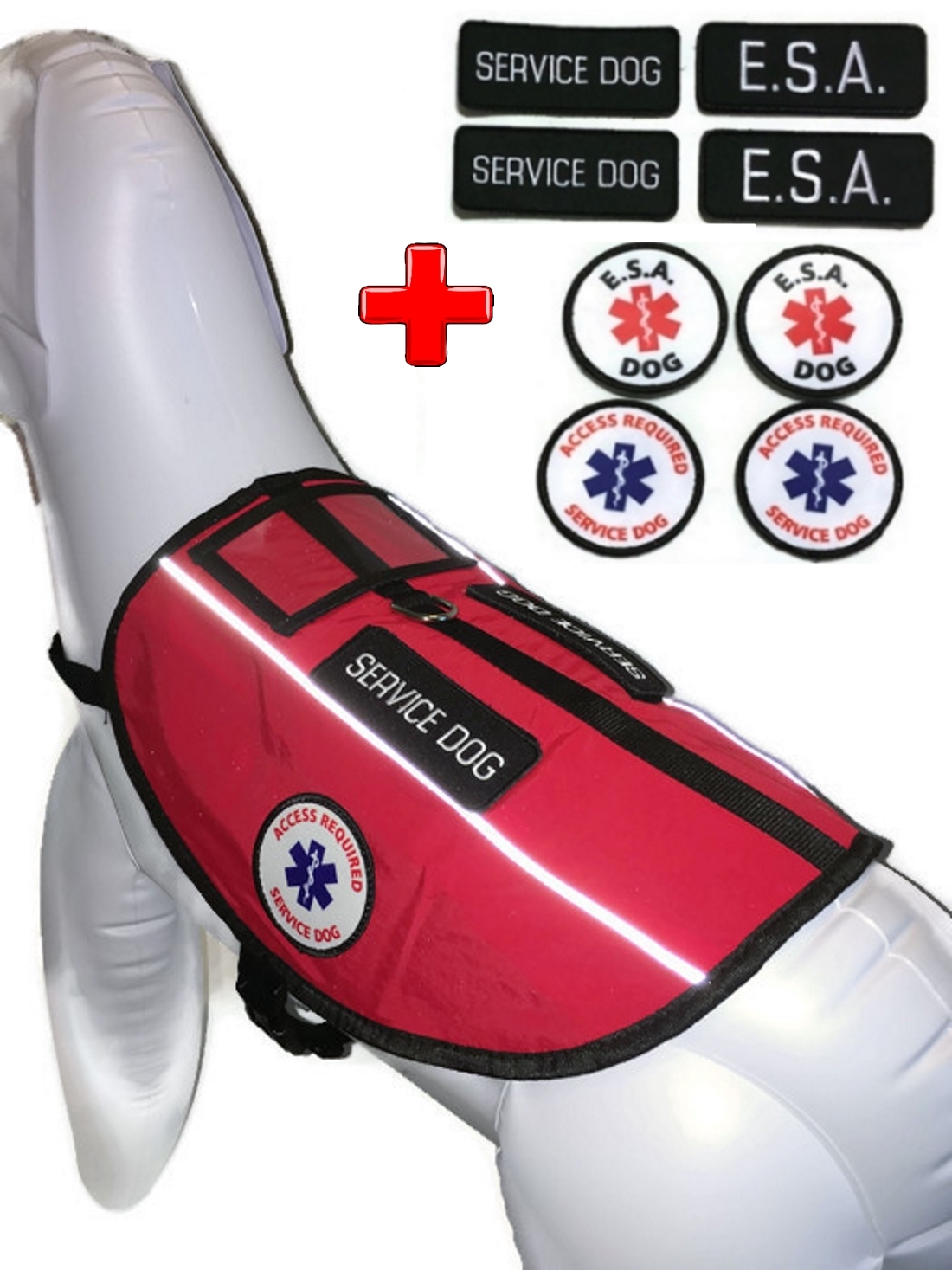 Service Dog Vest Emotional Support Animal Harness ESA Pocket ALL ACCESS CANINE™