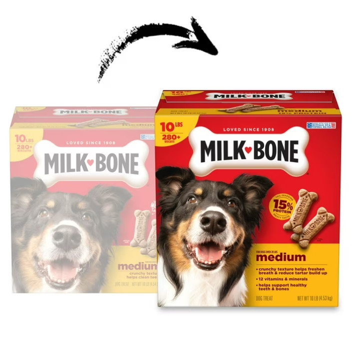 3 Box Milk Bone Original Biscuits, Medium Dog Treats, 10 Lb Box