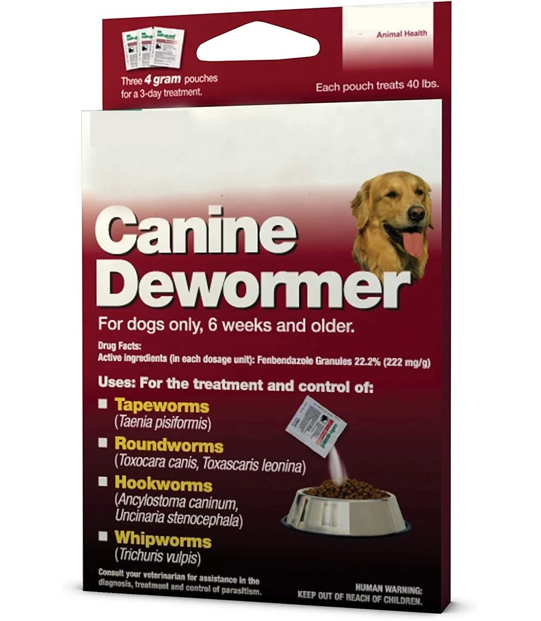 1 PACKCanine Dewormer for Dogs, 4gm pouch–