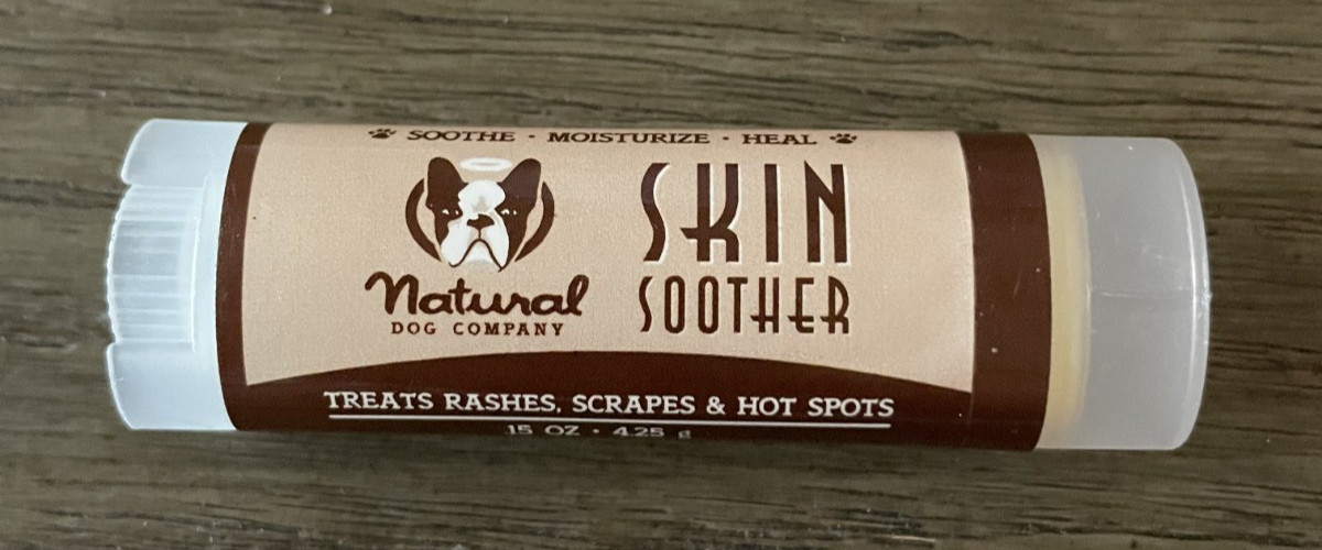BRAND NEW SEALED NATURAL DOG COMPANY SKIN SOOTHER HEAL SCRAPES RASHES HOT SPOTS