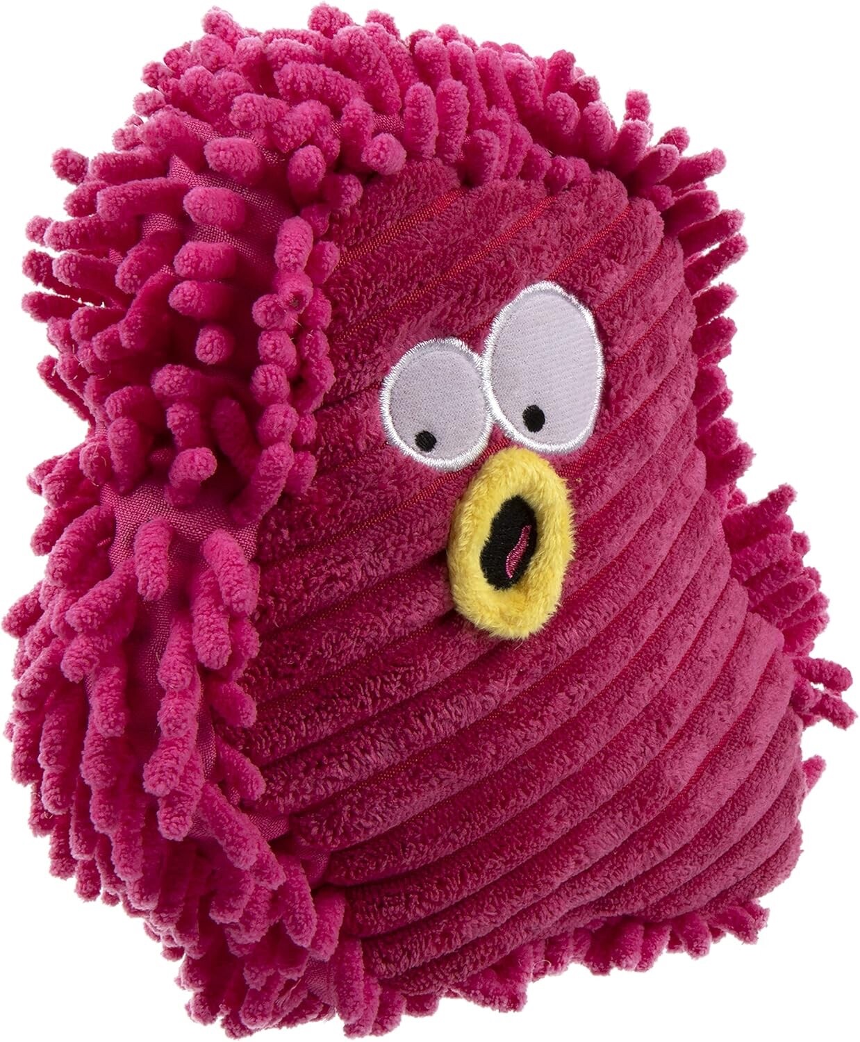 goDog PlayClean Germs Squeaky Plush Dog Toy with Odor-Eliminating Essential Oils
