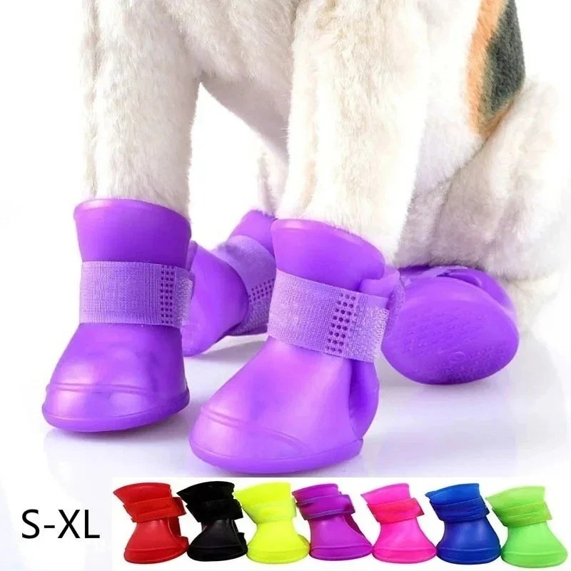 Waterproof Dog Boots Anti Slip Pet Shoes for Small Medium Large Dogs