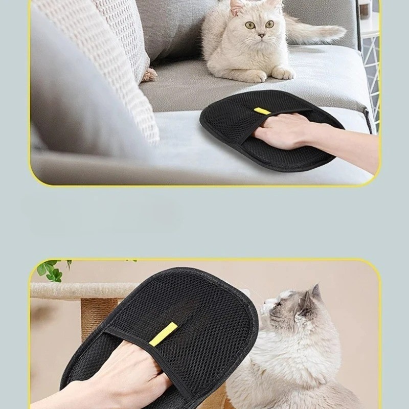 Reusable Pet Hair Remover Glove for Dog Cat Clothes & Furniture