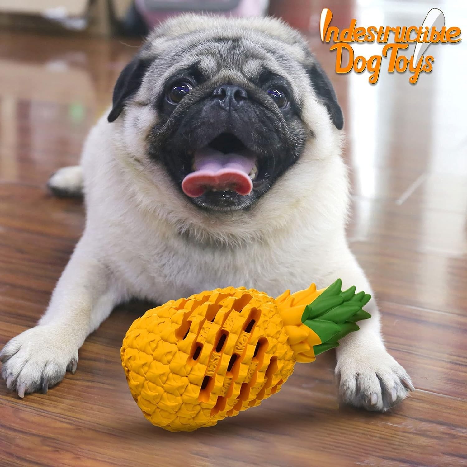 7.1 Dog Toy for Aggressive Chewers Large Breeds, Indestructible Dog Teeth