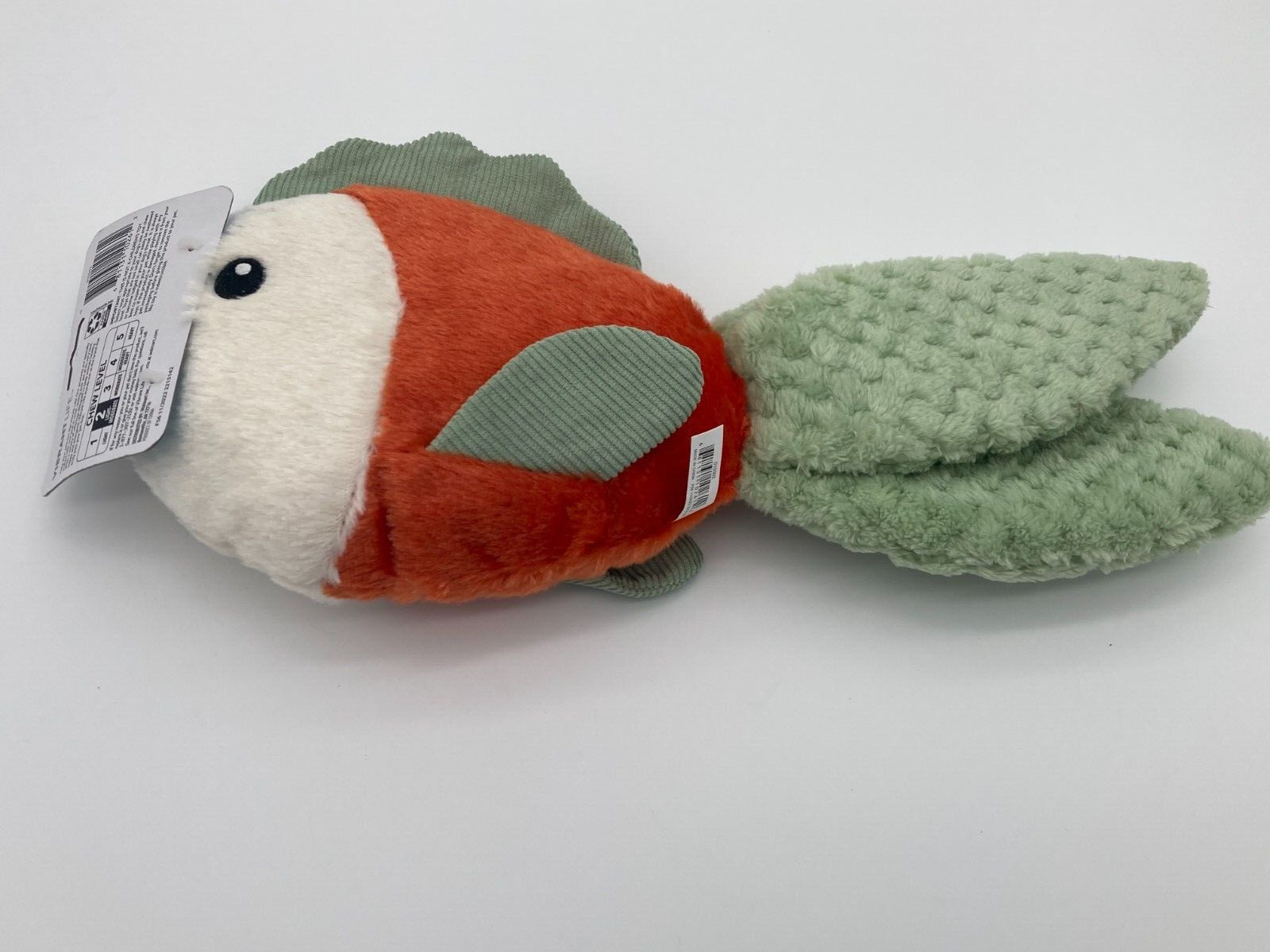 Vibrant Life Cozy Buddy Gold Fish Dog Toy – SQUEAK CRINKLE – 15″ LARGE