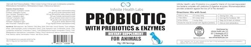 Probiotic, Prebiotic, Digestive Enzyme Powder for Dogs – 200 Servings