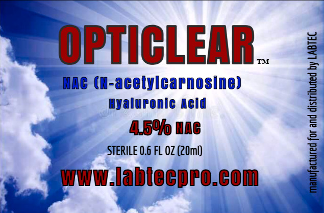 Cataract Eye Drops 4.5% NAC with Hyaluronic Acid 15ml 2 pack!