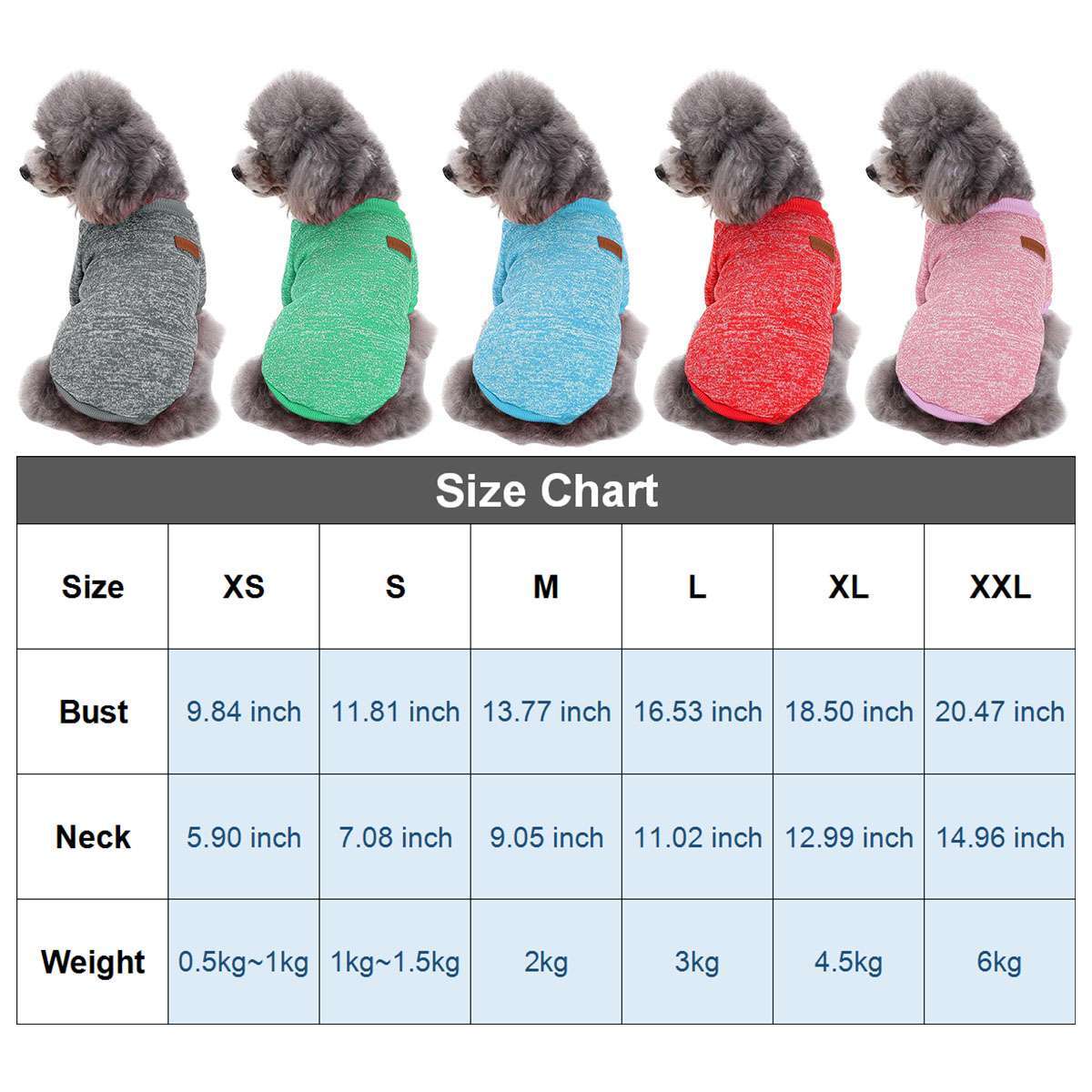 Chihuahua Fleece Puppy Sweater Clothes For Small Pet Dog Warm Clothing Apparel