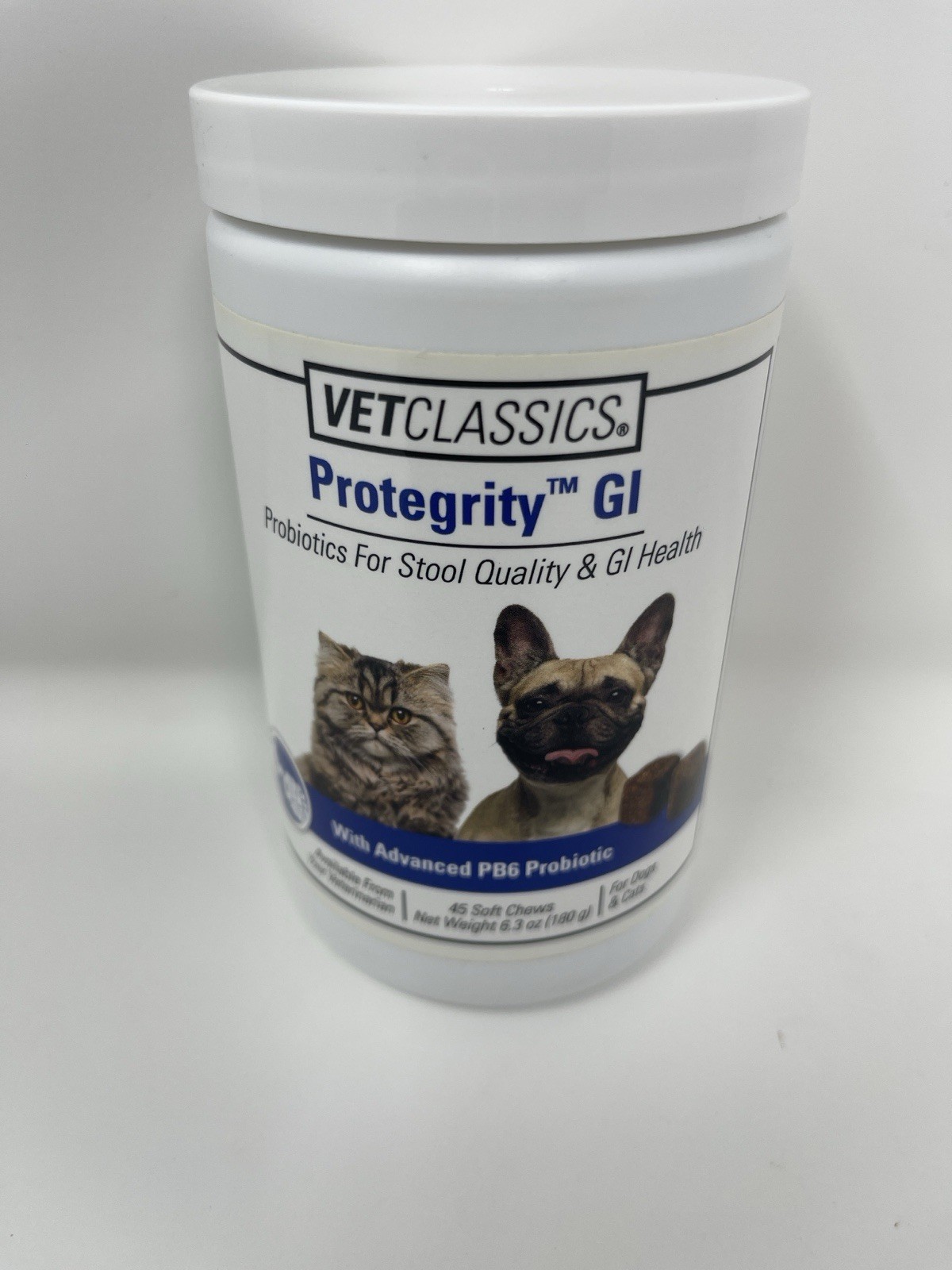 VetClassics Protegrity GI Probiotic Soft Chews, 45 Count