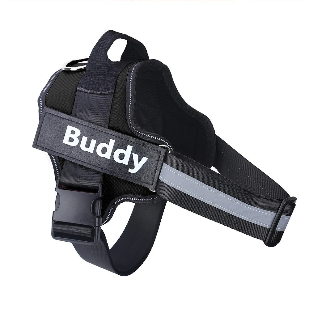 Custom Dog Harness with Name Reflective No Pull Adjustable Pet Vest