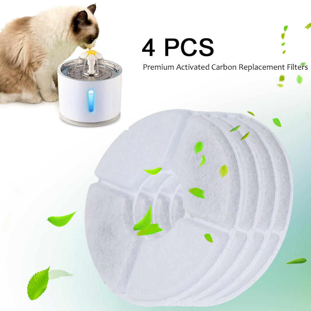 Pet Electric Water Fountain Auto Drinking Bowl Dog Cat Water Dispenser or Filter