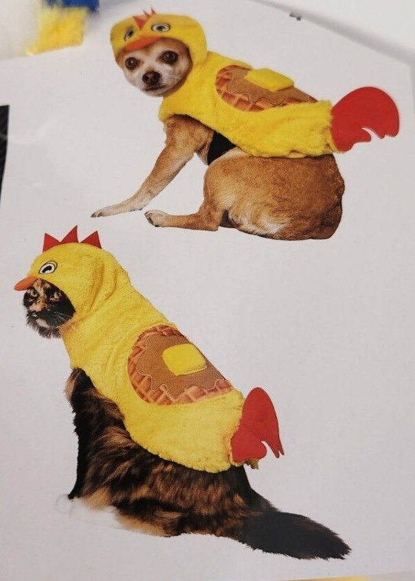 Halloween Costume for Dogs or Cats “Chicken & Waffles” Size: Xtra Small *NEW*