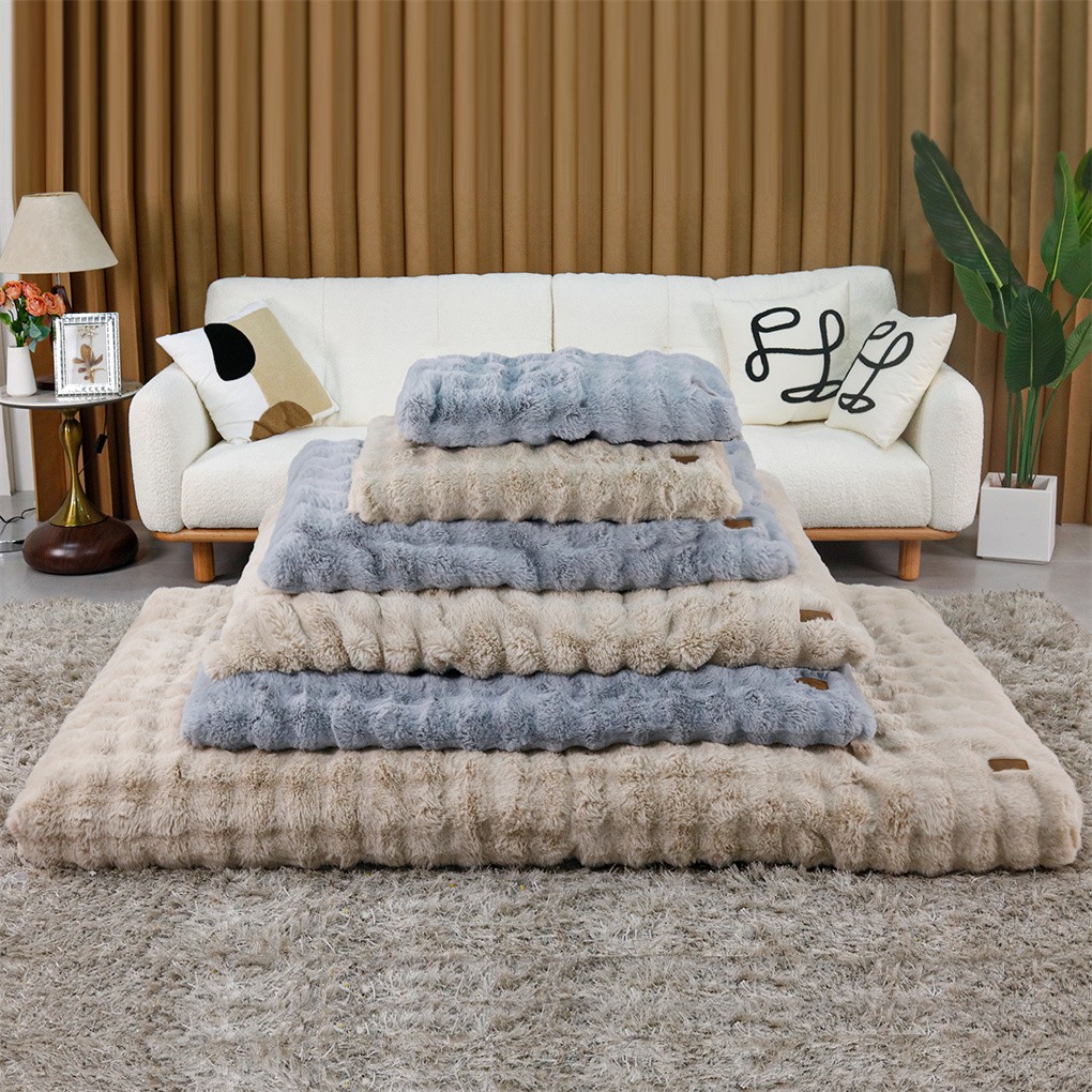 Jumbo Anti-Anxiety Calming Dog Bed Removable Cover Pet Beds Mattress Non Skid US