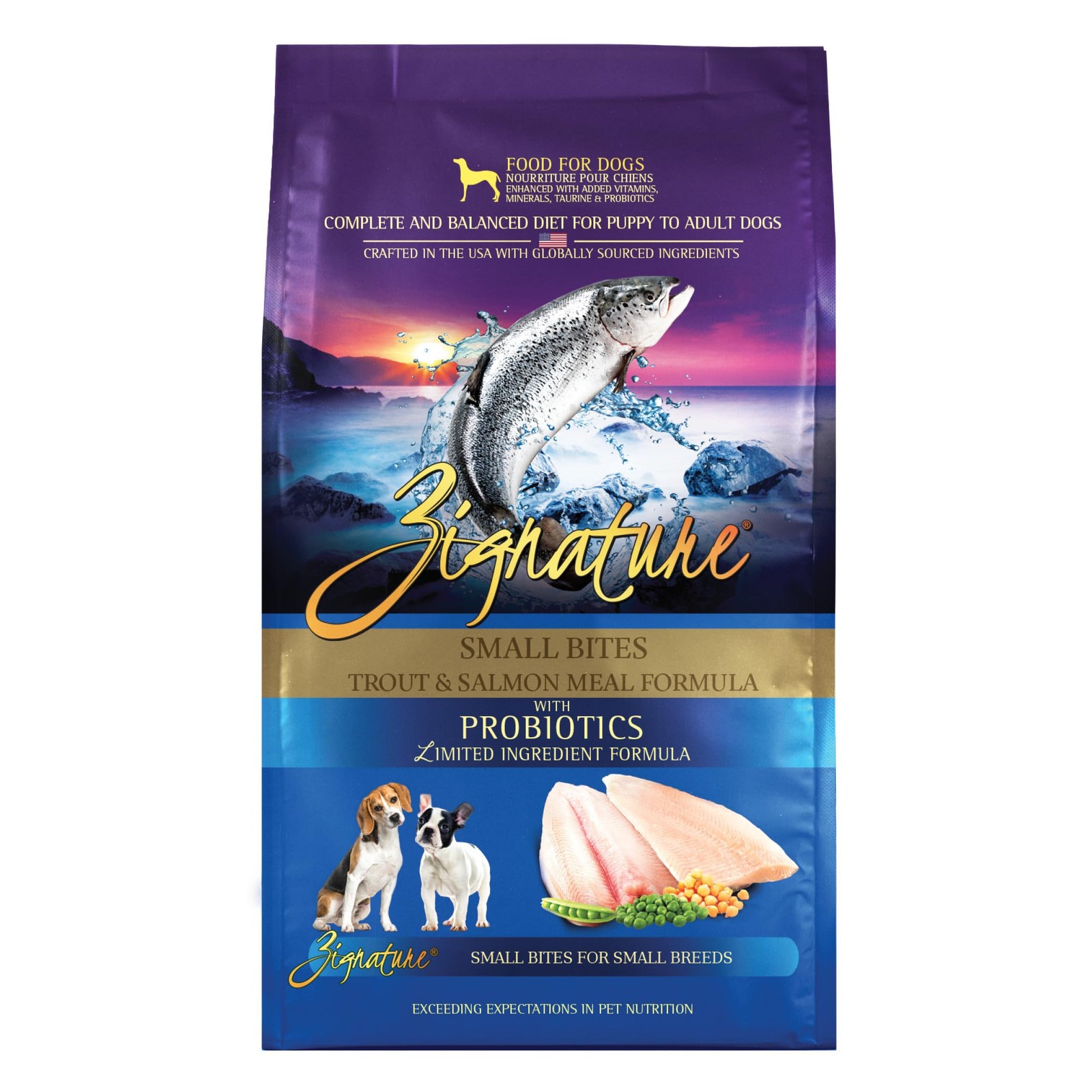 Zignature Trout & Salmon Limited Ingredient 4 Pound (Pack of 1), Purple