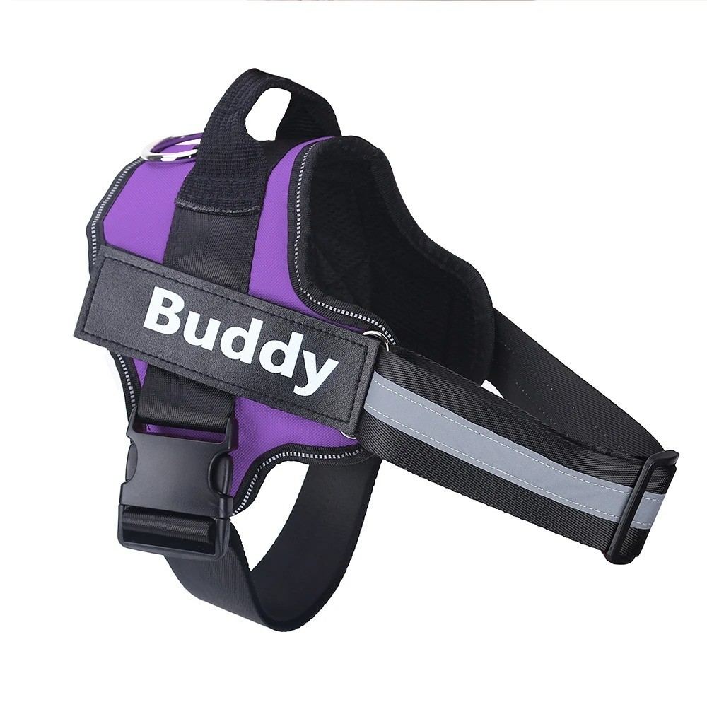 Custom Dog Harness with Name Reflective No Pull Adjustable Pet Vest