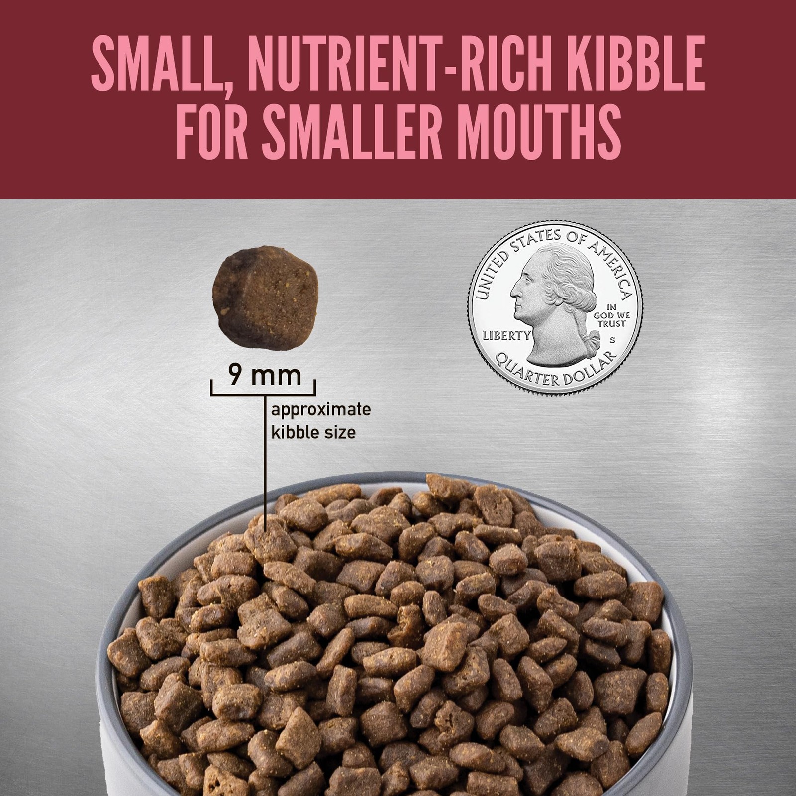 ORIJEN Grain Free High Protein Dry Dog Food Small 4 Pound (Pack of 1), Pink