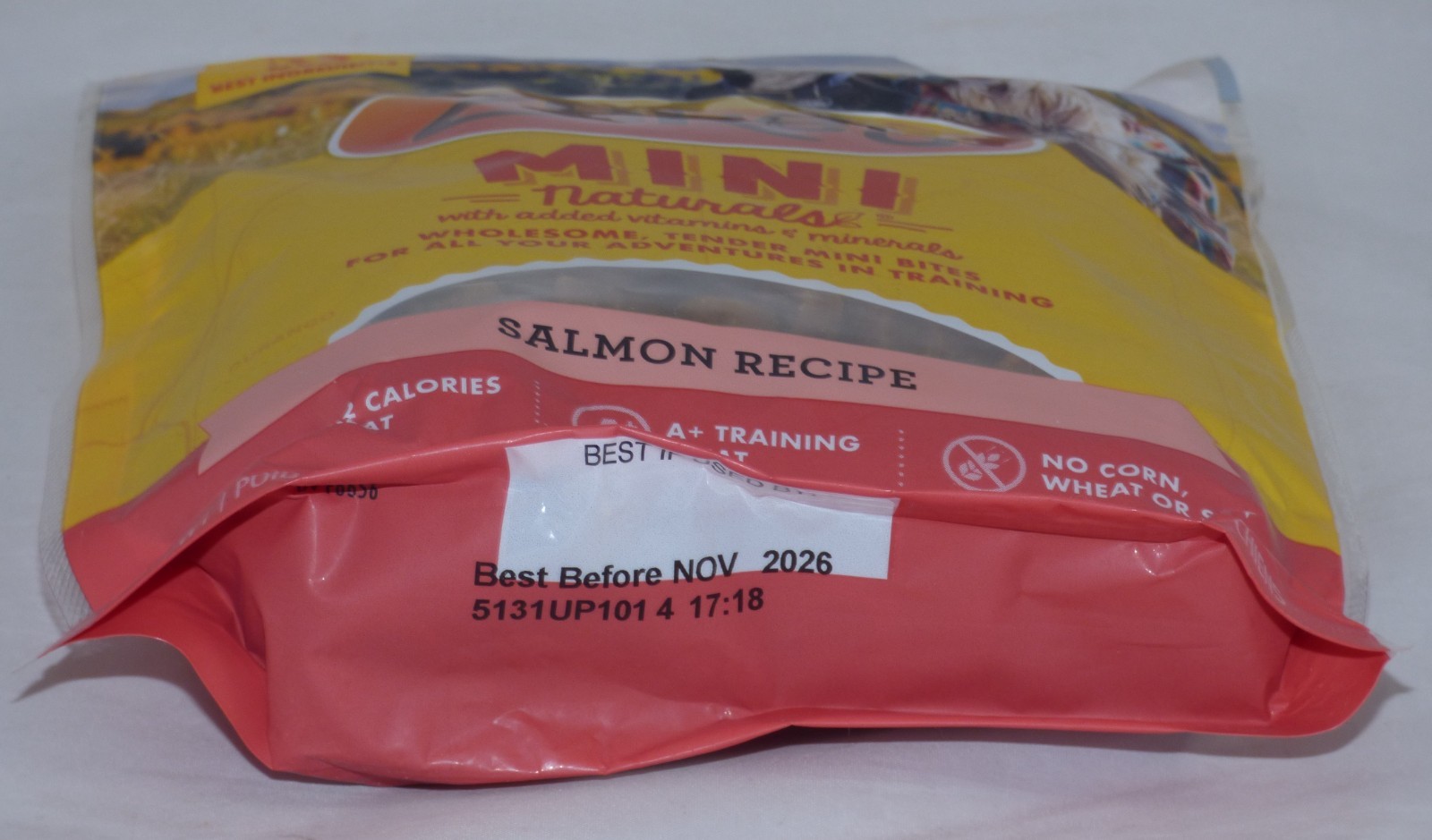 Zuke’s Mini Naturals Dog Training Treats Salmon Recipe Tender Bites – 16 oz.