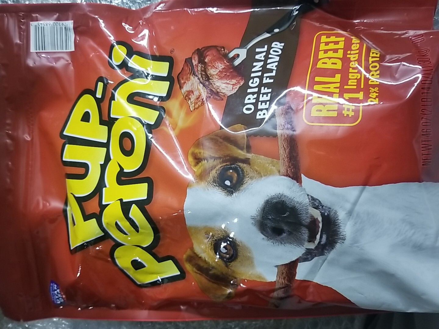 Pup-Peroni Original Beef Flavor 24% Protein Soft Chews 46oz 2 Lb Slow Cooked