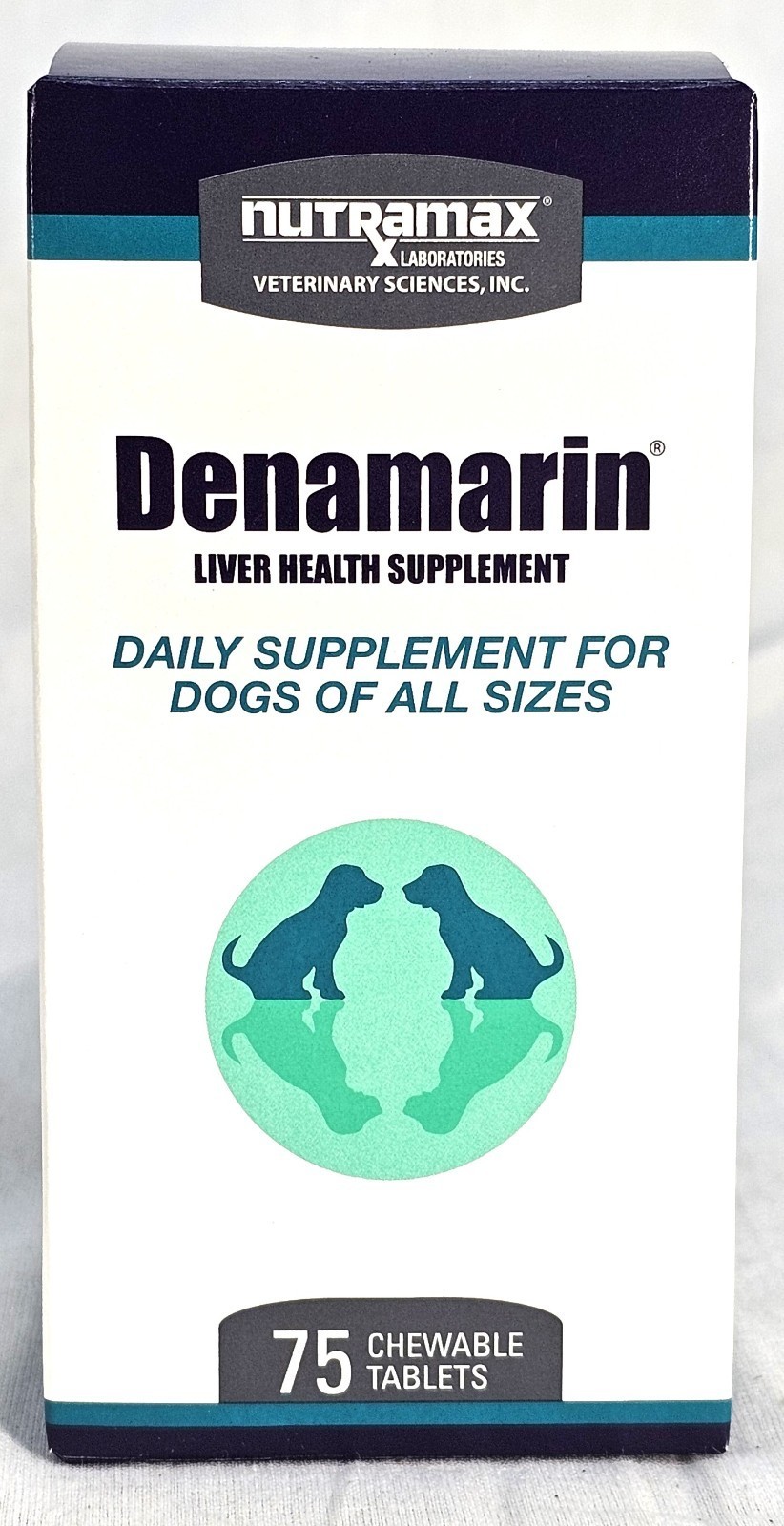 Nutramax Denamarin S-Adenosylmethionine Silybin Chewable Tablet Liver 75ct 8/27