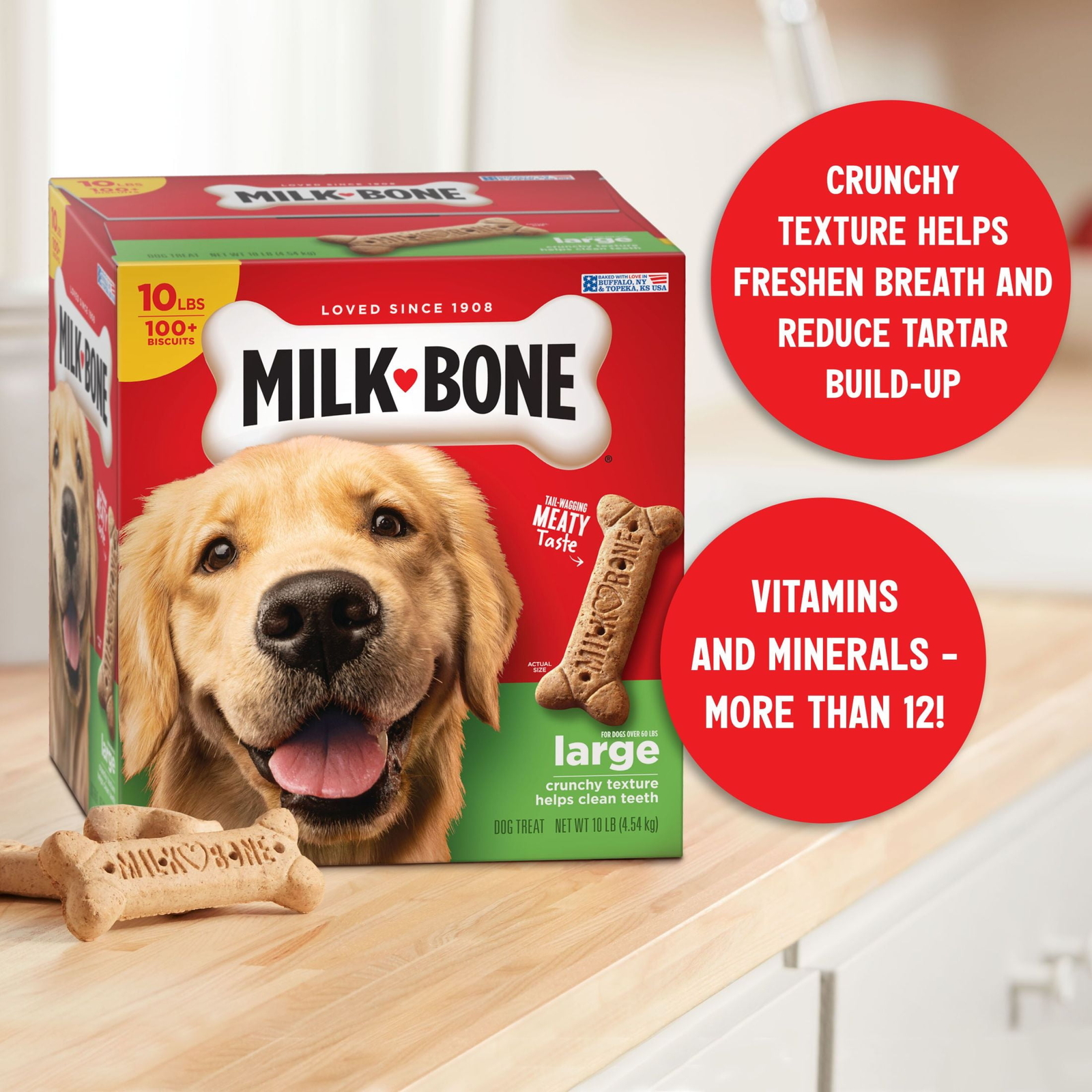 Original Biscuits, Large Dog Treats, 10 Lb.