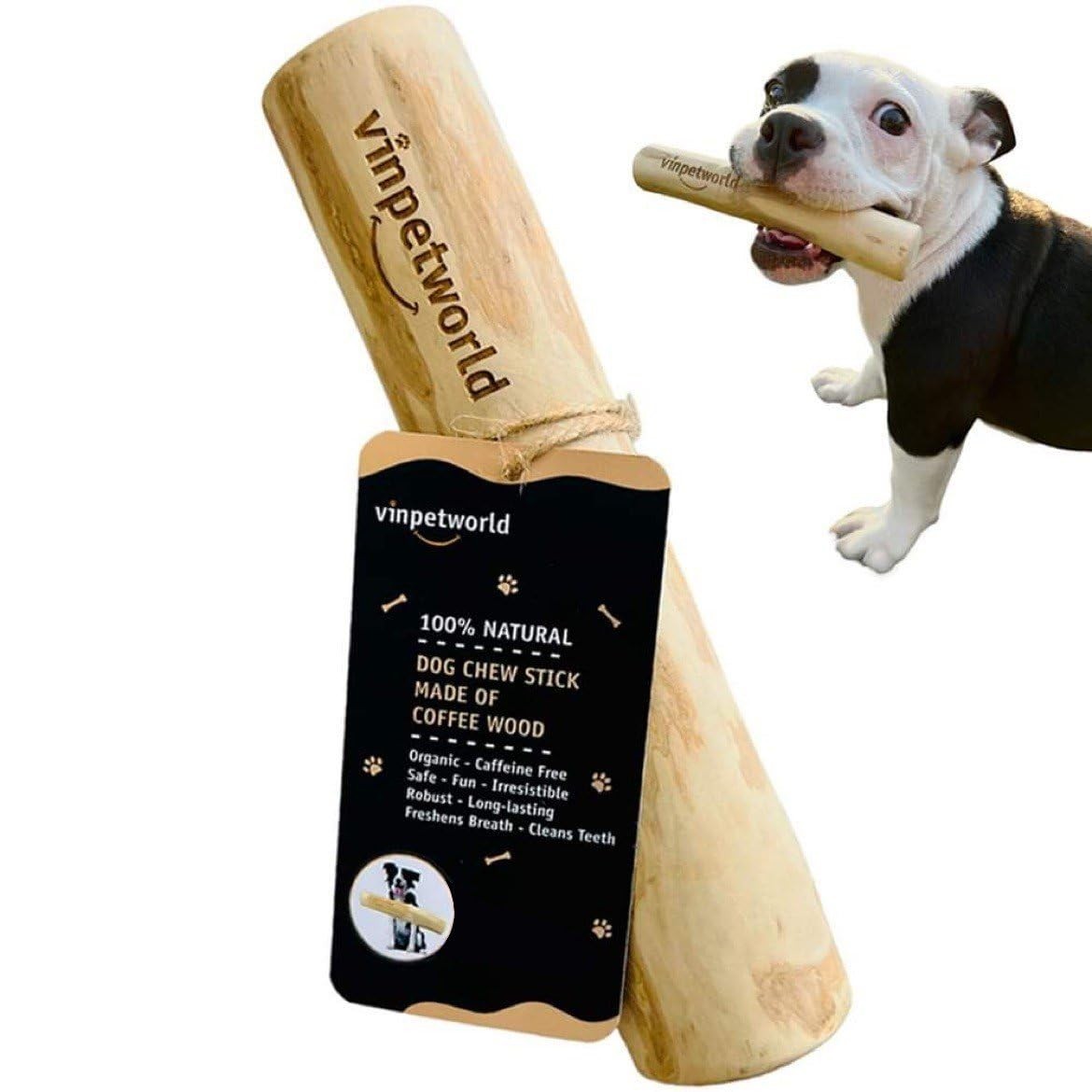 Coffee Wood Dog Chew Toy | 100% Natural from Vietnam Forest (R) | Safe and Lo…