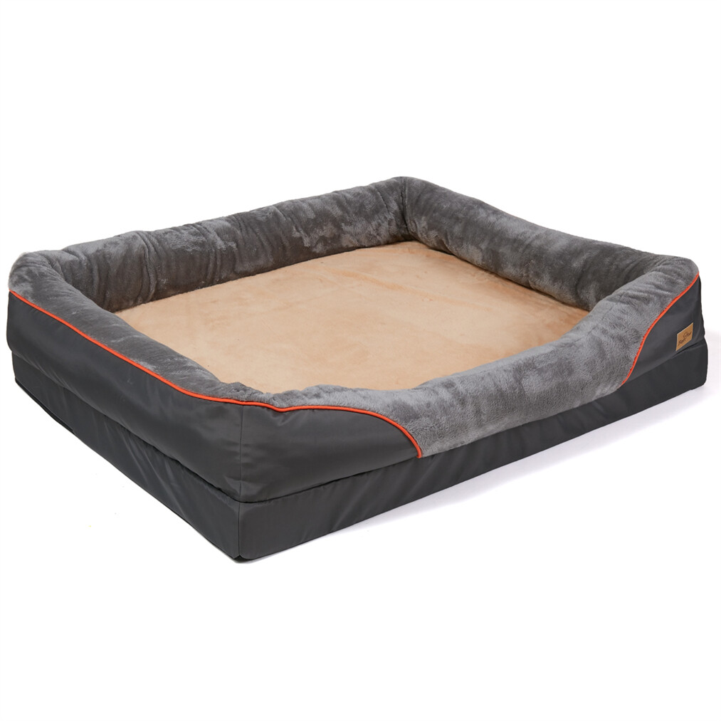 XXXL-M Large Comfy Calming Dog Bed Pets Cat Puppy Cushion Raised Bed Waterproof
