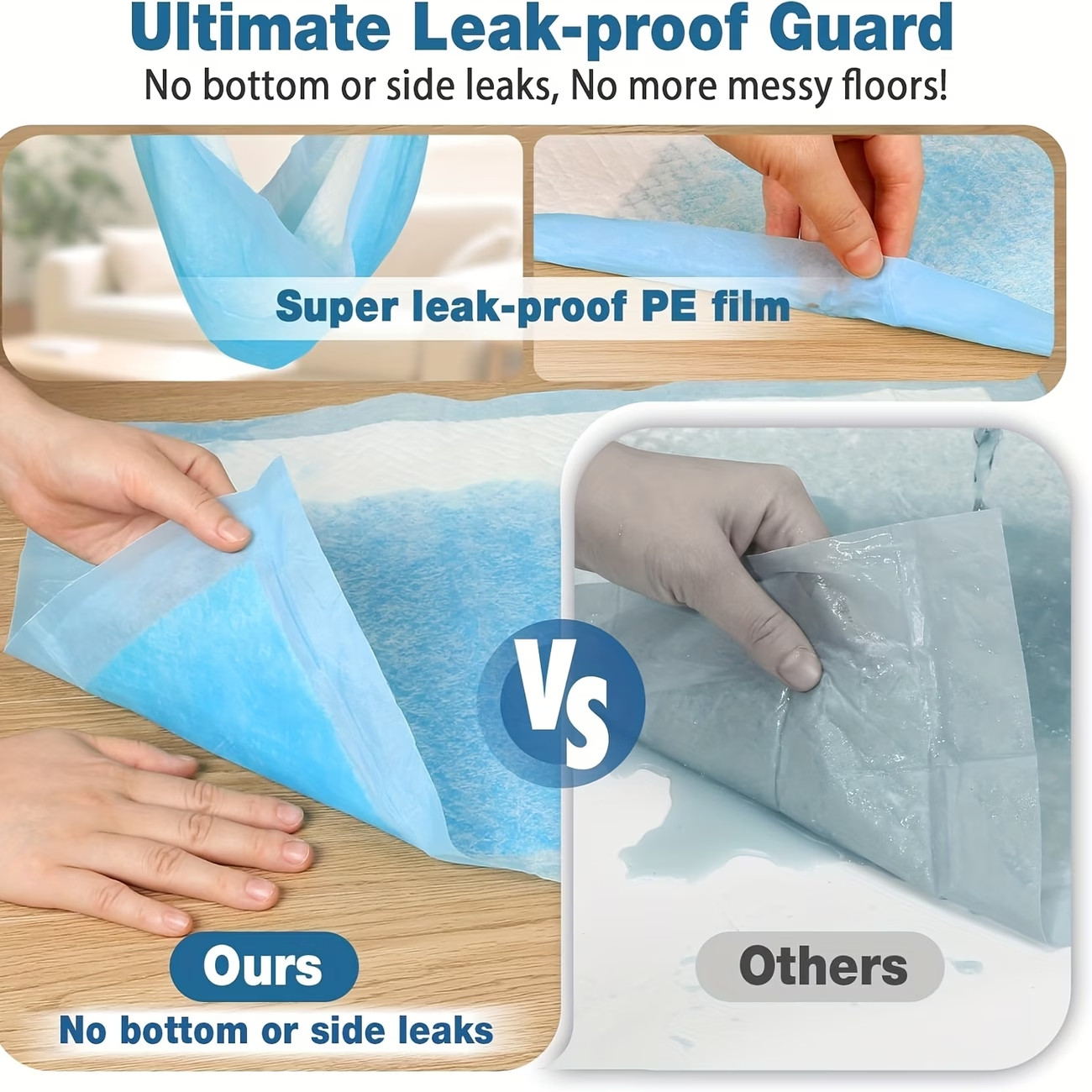 50/100PCS 32″ x 58″ Extra-large size Housebreaking Dog PEE Pads