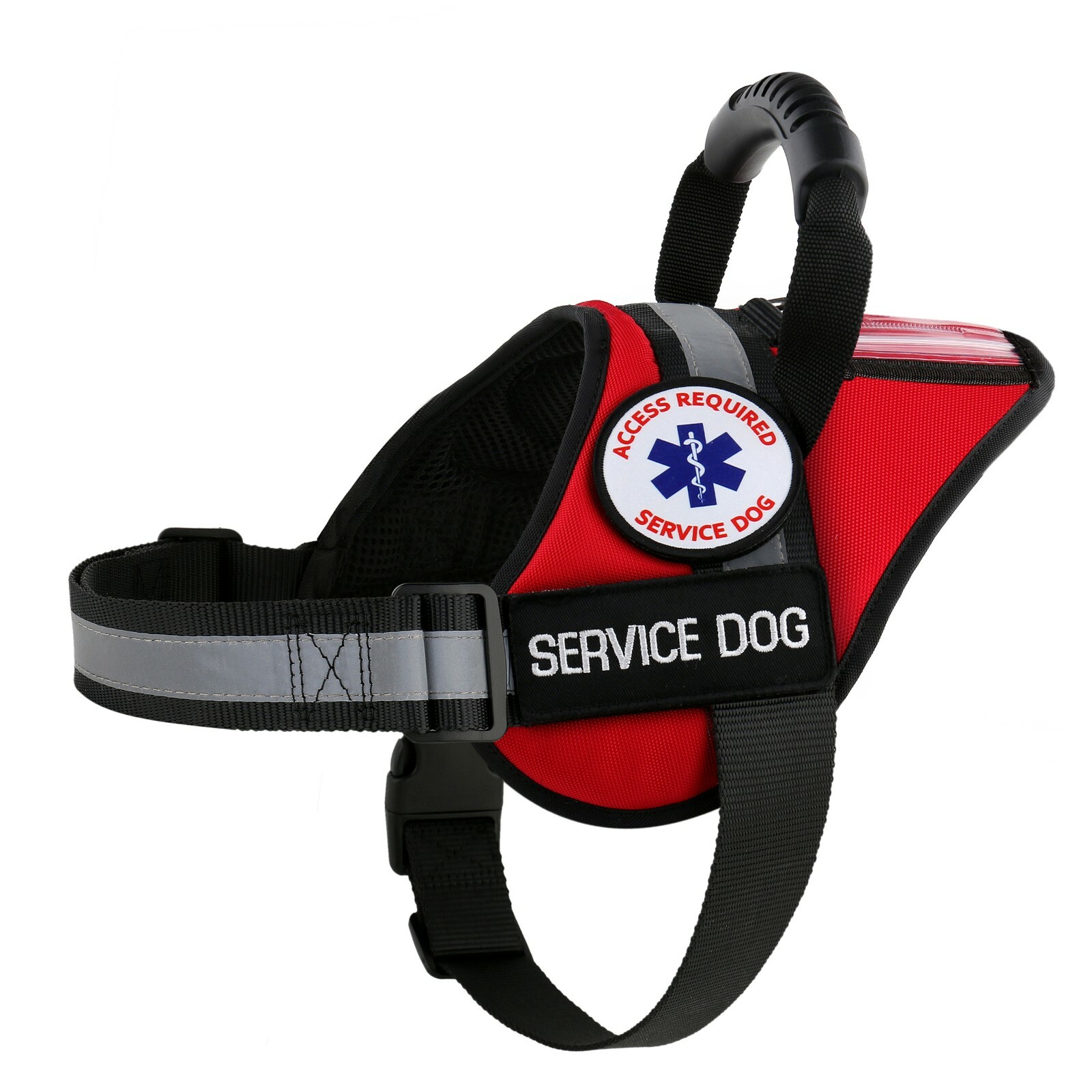 Service Dog Harness Vest Reflective – Patches – Waterproof ALL ACCESS CANINE™