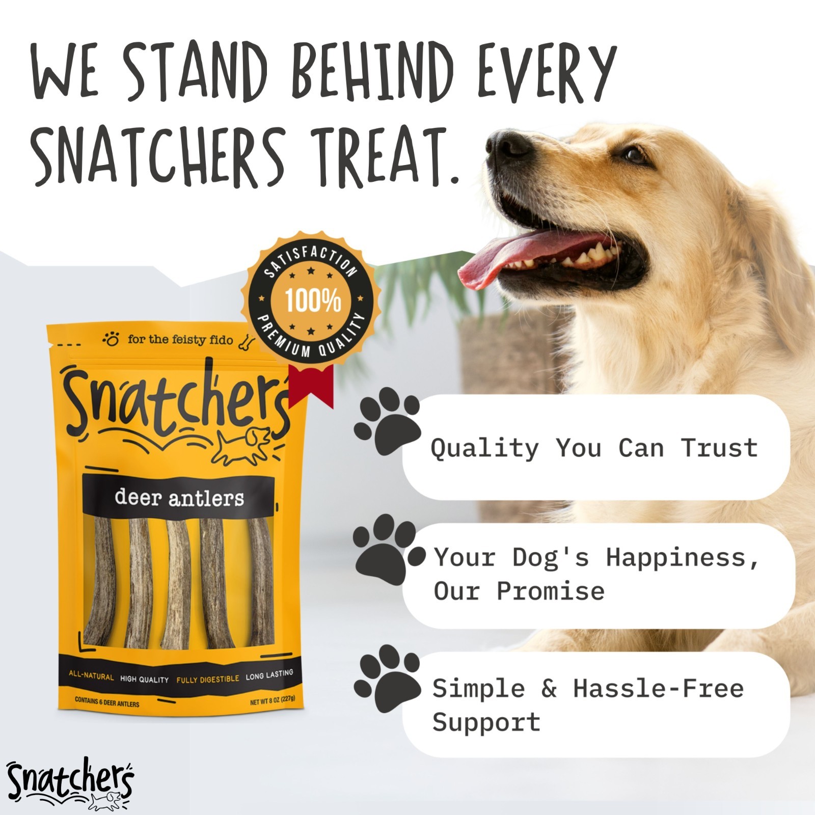 All-Natural 8″ Cow Ear Dog Chews – Healthy Long-Lasting Treats for Dogs