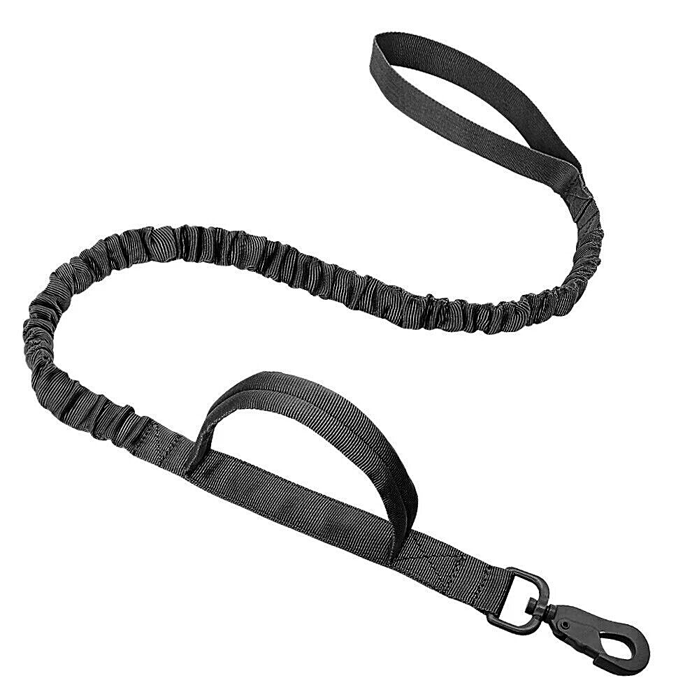 Collar + Leash Heavy Duty K9 Tactical Training Pet Dog Metal Buckle M, L, XL New