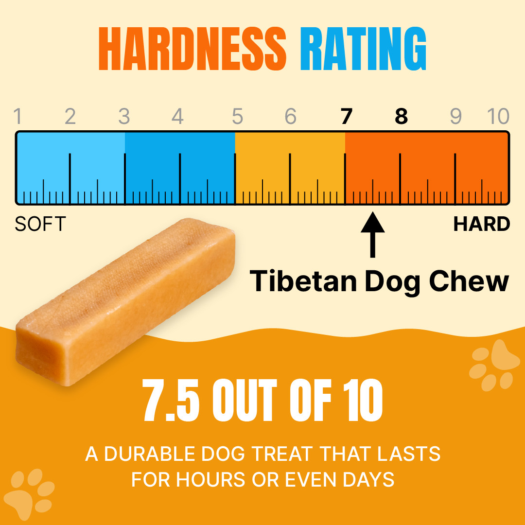 Yak Cheese CHEWS for SMALL DOGS – 15pc, Natural and Easily Digestible Dog Treats