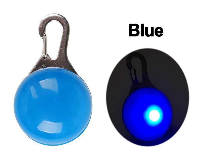 1pcs Pet Collar Pendant LED dog collar Night light pendant security luminous