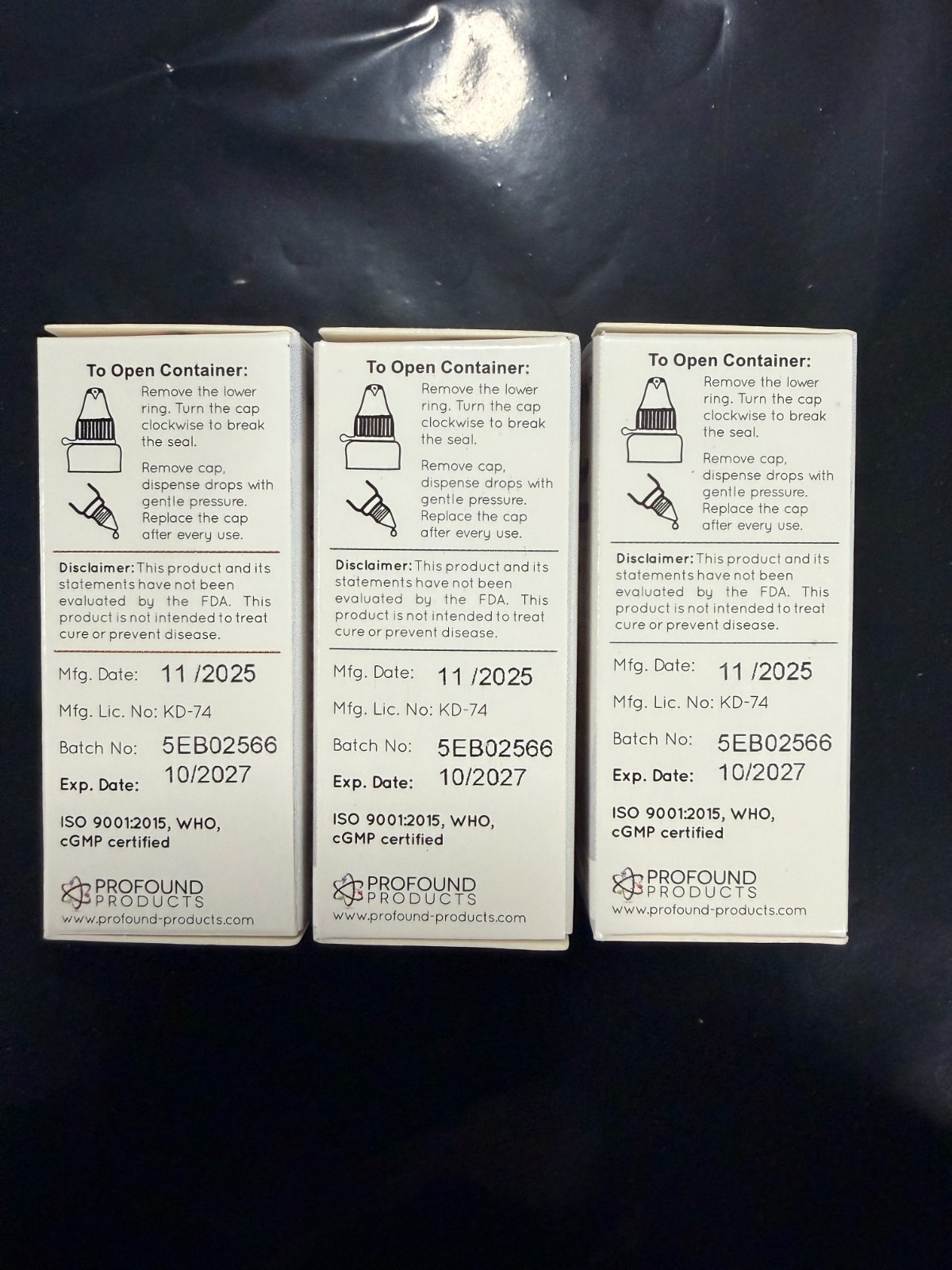 Pack of 3 Can-C Eye Drops New and Latest products (EXP. Date : 10/2027 )