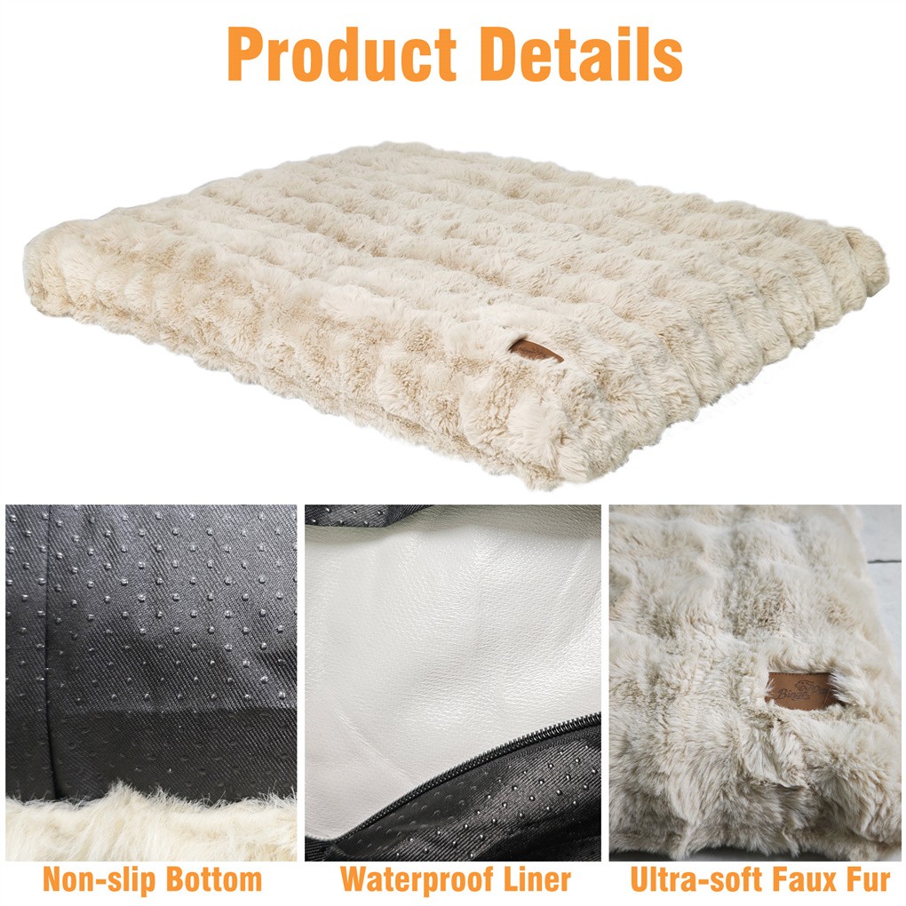 Jumbo Anti-Anxiety Calming Dog Bed Removable Cover Pet Beds Mattress Non Skid US