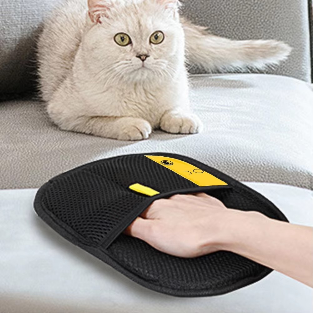 2-Pack Glove Cat Grooming Gloves Cat Hair Remover 2025 New Pet Dog Hair Remover