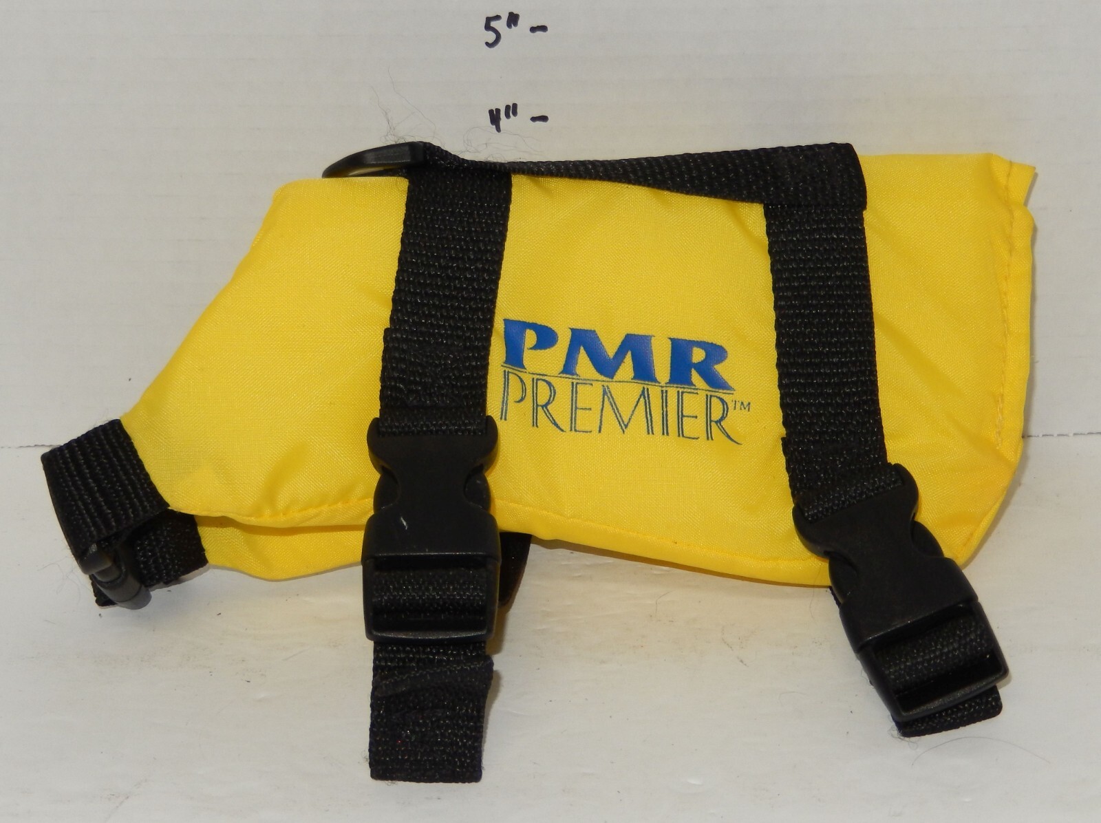 PMR Premier Dog Life Jacket Size XXS Xtra Xtra Small Yellow Blue