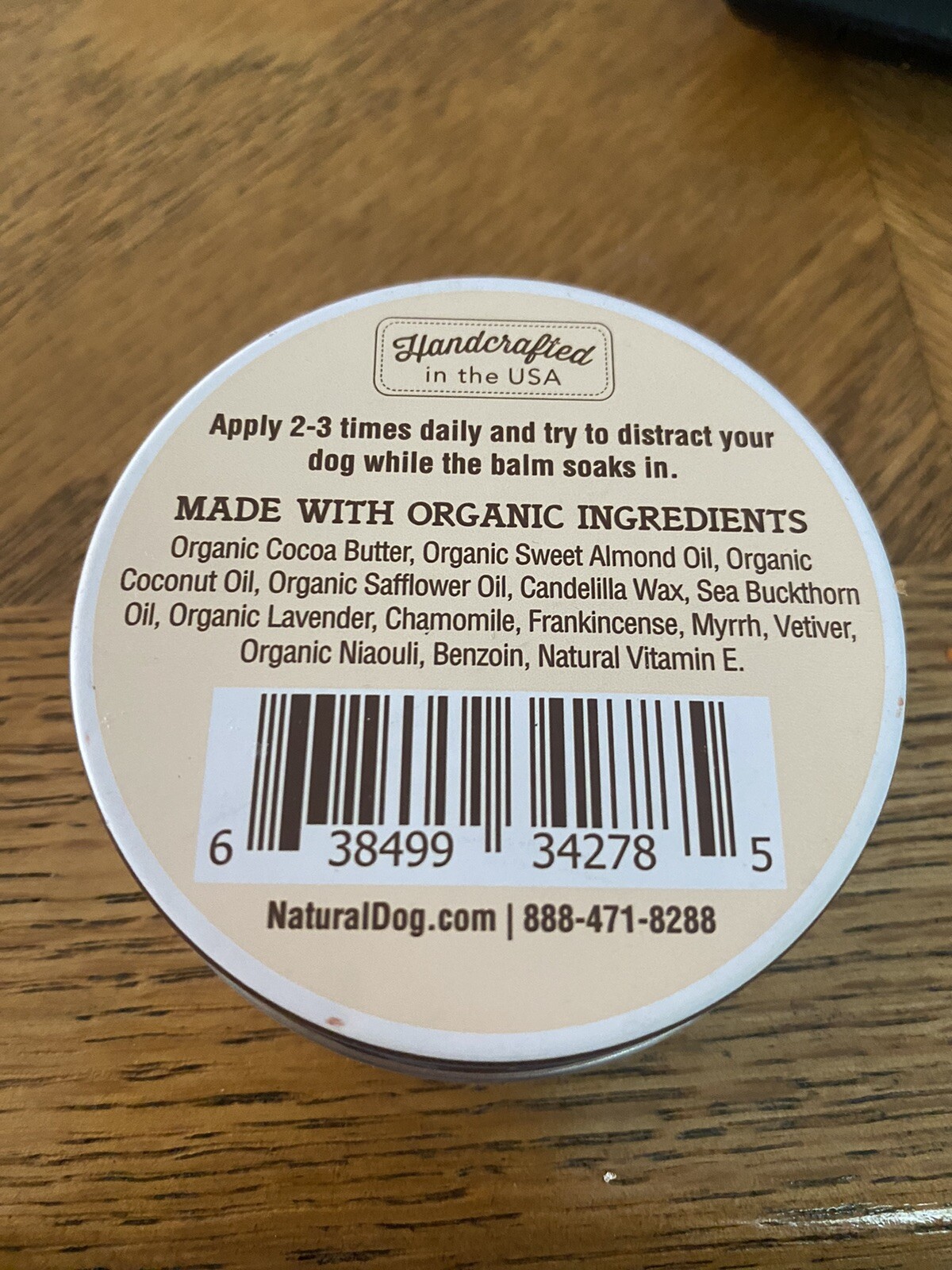 Natural Dog Company Organic Skin Soother Healing Balm