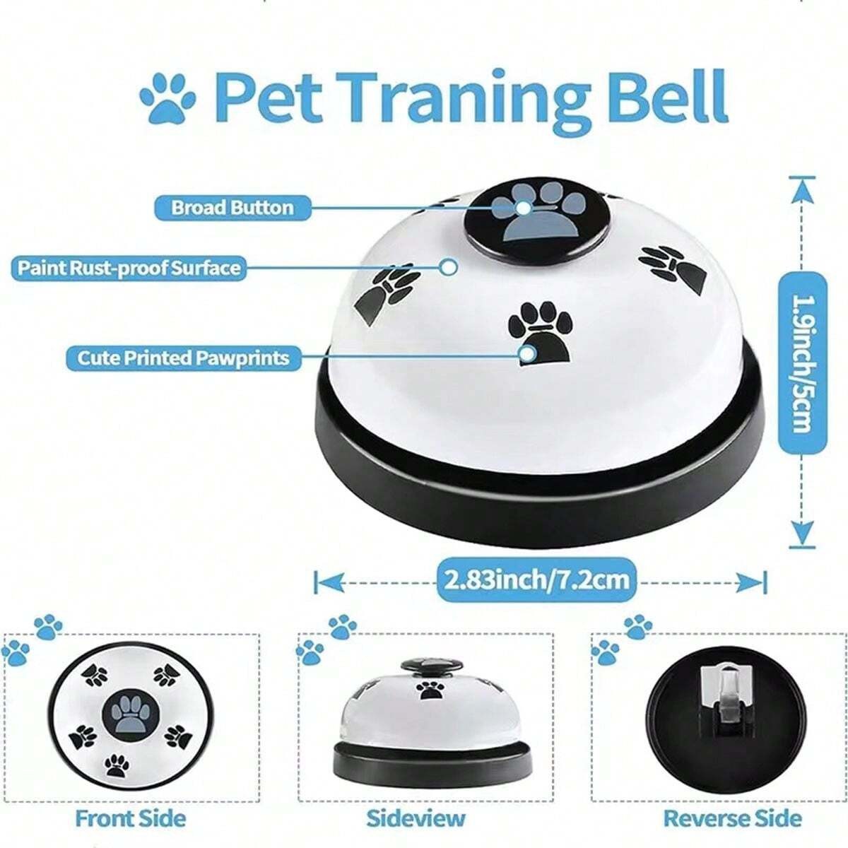 2pcs Pet Training Bell Dog Potty Training Bell DOG Bell Door Opening Cat Bell