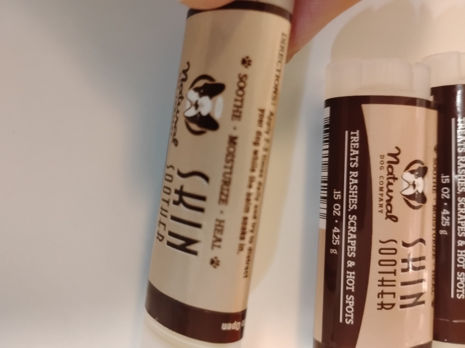 LOT of 7. Natural Dog Company Organic ingredients Skin Soother Healing Balm