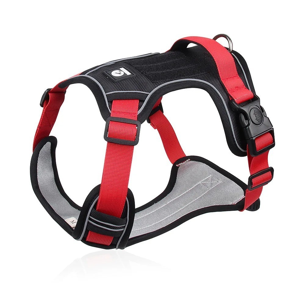 Tactical Dog Harness No Pull Reflective Adjustable Pet Vest Heavy Duty