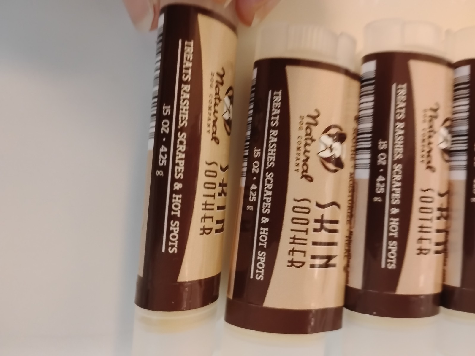 LOT of 7. Natural Dog Company Organic ingredients Skin Soother Healing Balm